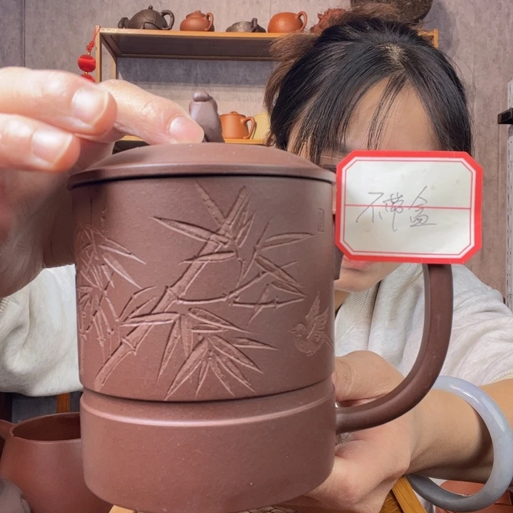茶杯紫砂原矿紫砂杯