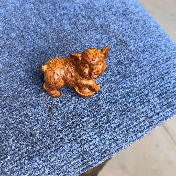 柏木（崖柏）全陈化老料把件