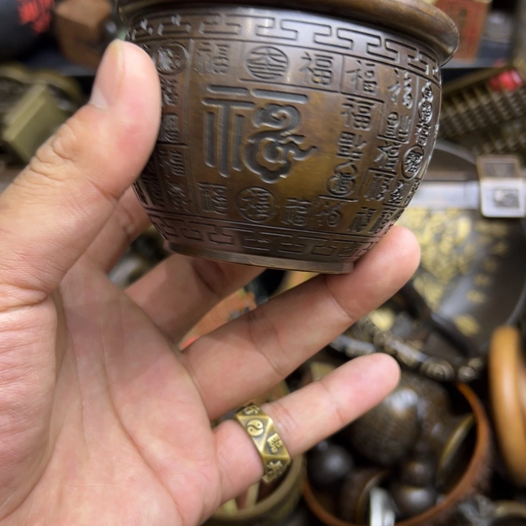 百万古铜工艺品摆件