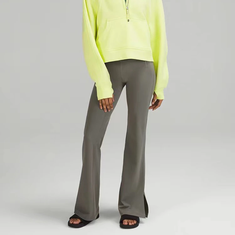 新款高腰运动健身喇叭裤休闲裤304076