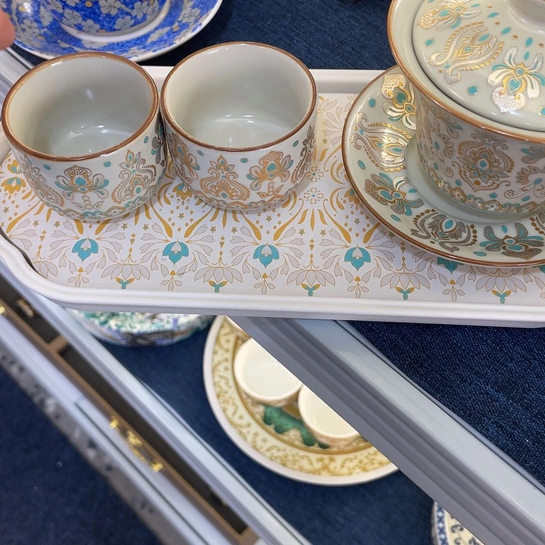 陶景德陶瓷盖碗茶具