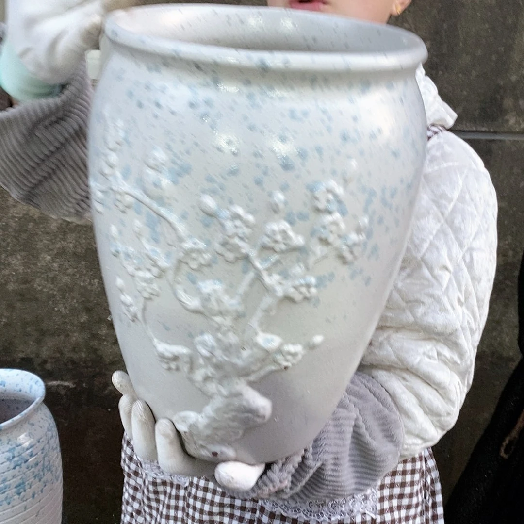 紫砂花盆正品口25高35