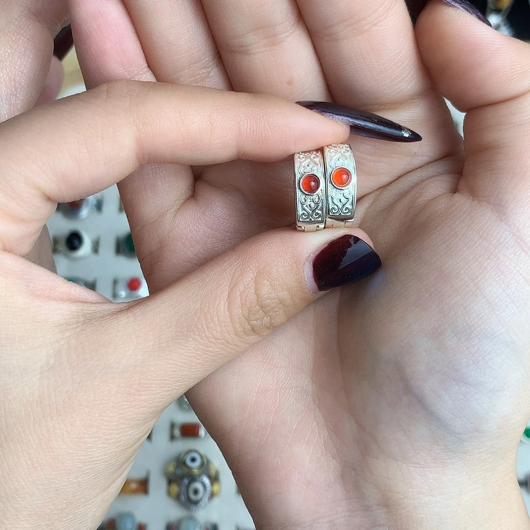 925银925纯银耳扣两个