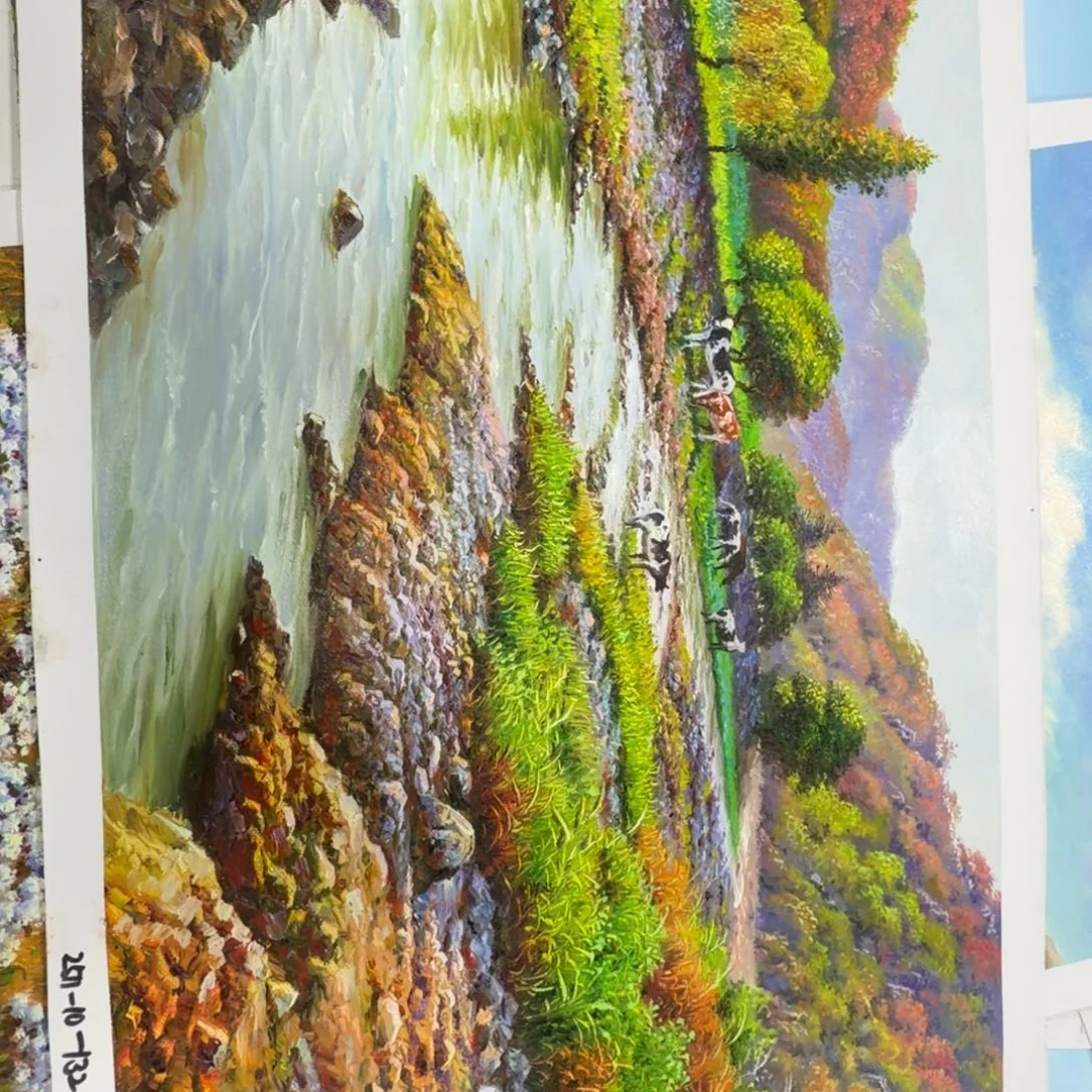 油画我在你心里就是最