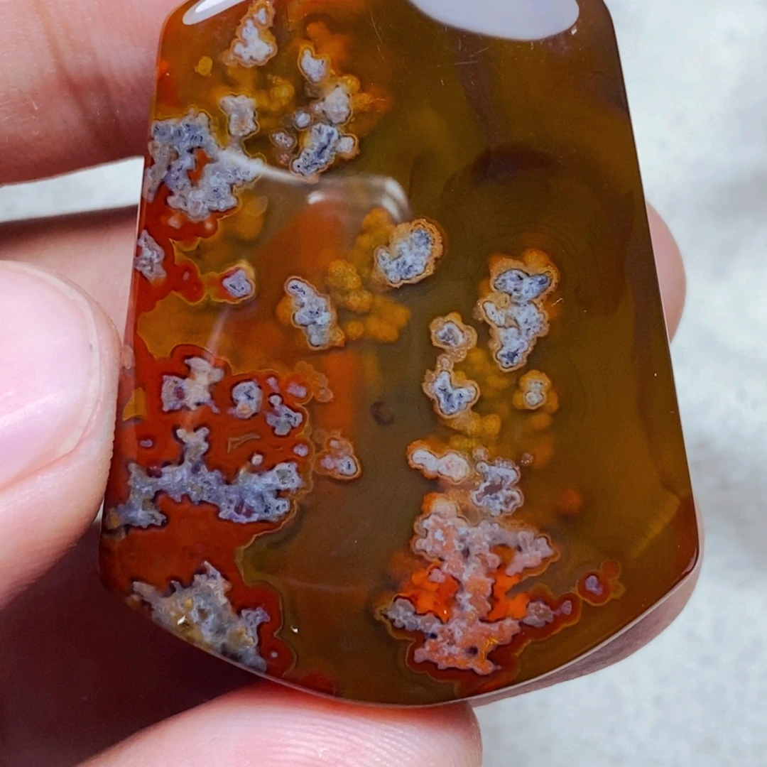 未镶嵌吊坠(不含链)玛瑙/玉髓戴*苗