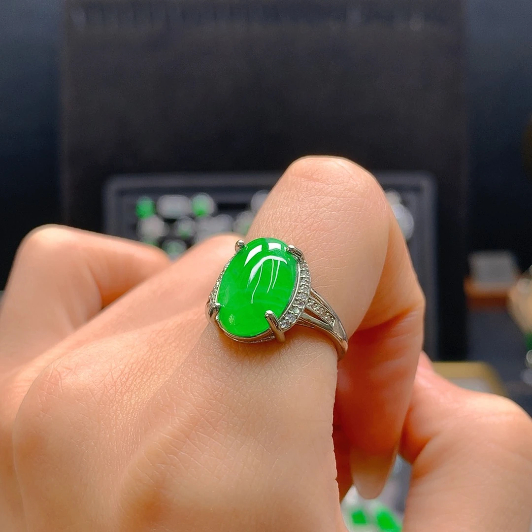 未镶嵌戒指翡翠天然翡翠