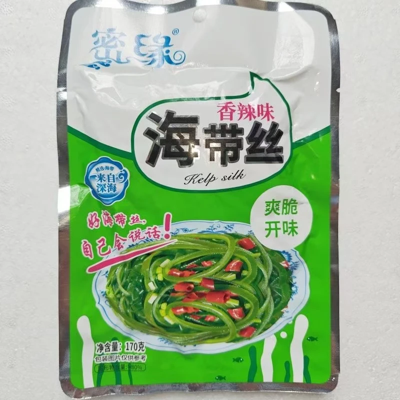 密缘海带丝开袋即食零食开胃下饭下酒菜休闲山东咸菜榨菜大包装