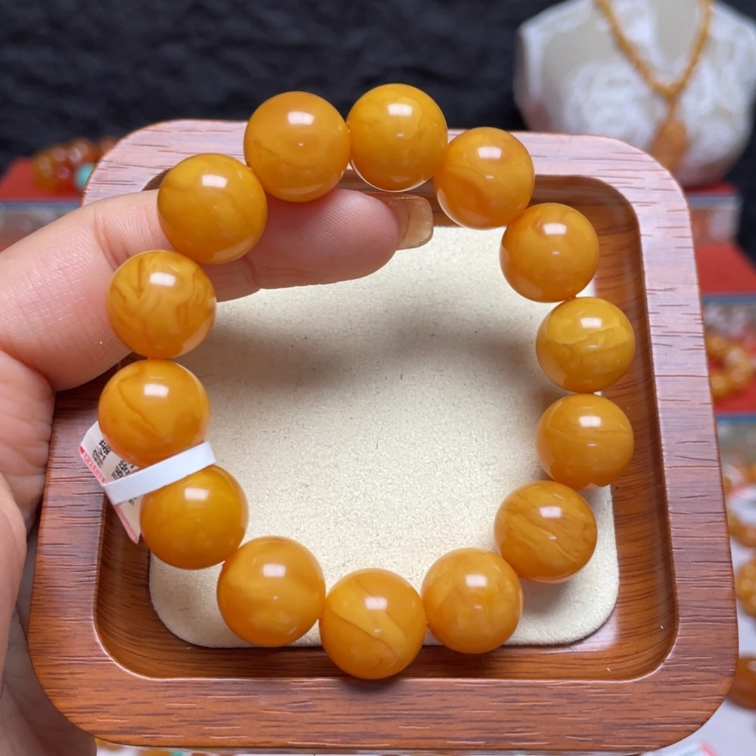 蜜蜡未镶嵌手链手串