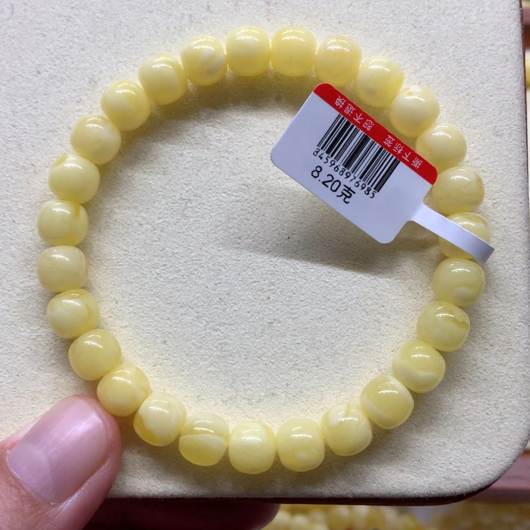 蜜蜡未镶嵌手链蜜蜡