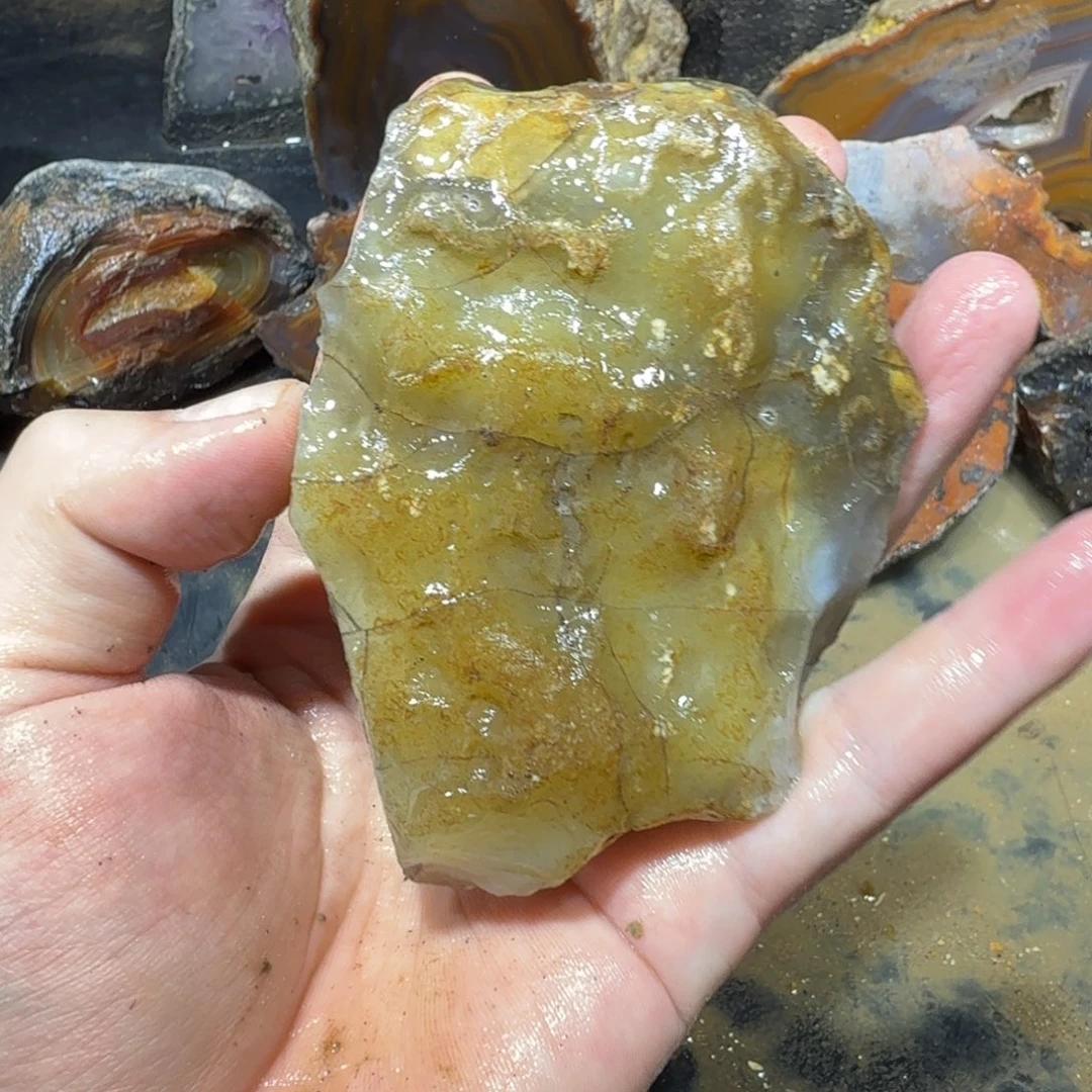 未镶嵌玛瑙/玉髓珠宝半成品