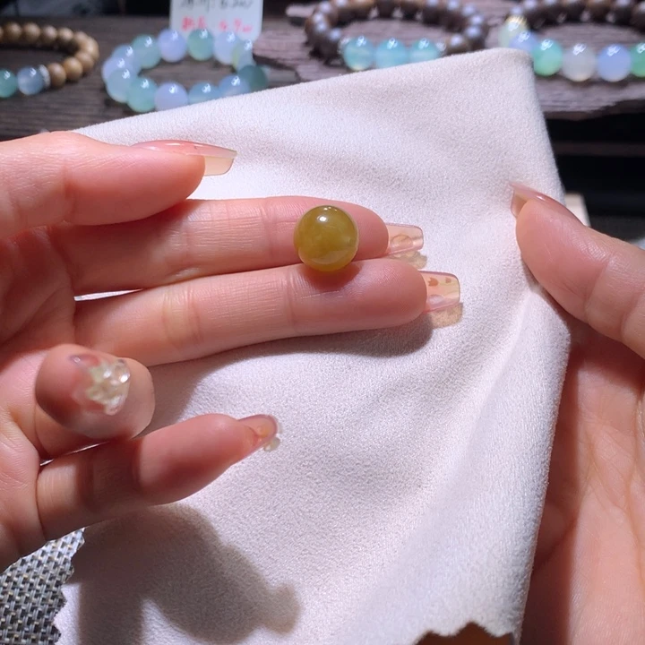 翡翠散珠糯冰单珠卡13