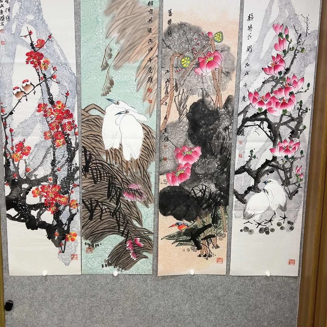 绘画溪**静石庆骥国画