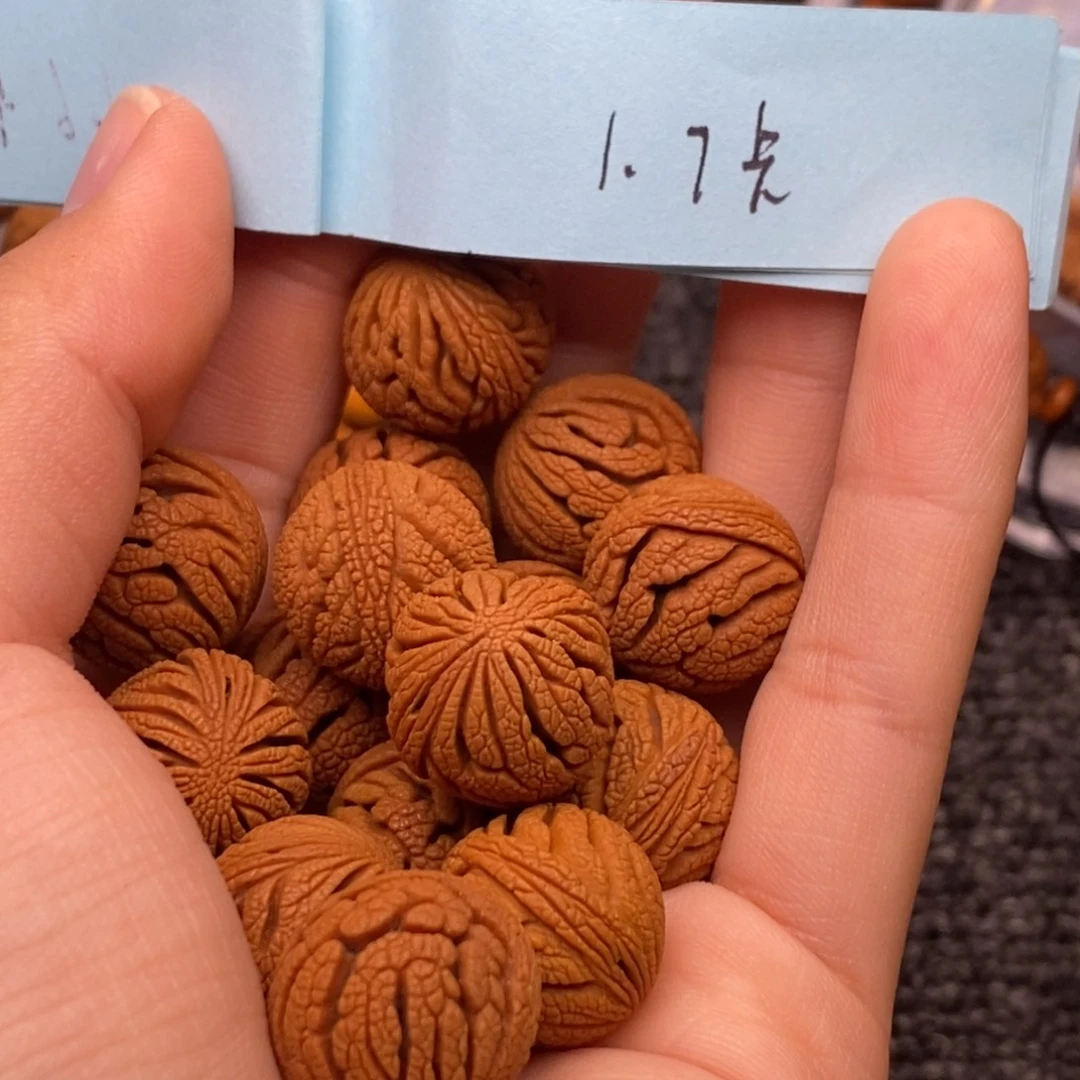 秦岭山脉龙纹桃核单圈15