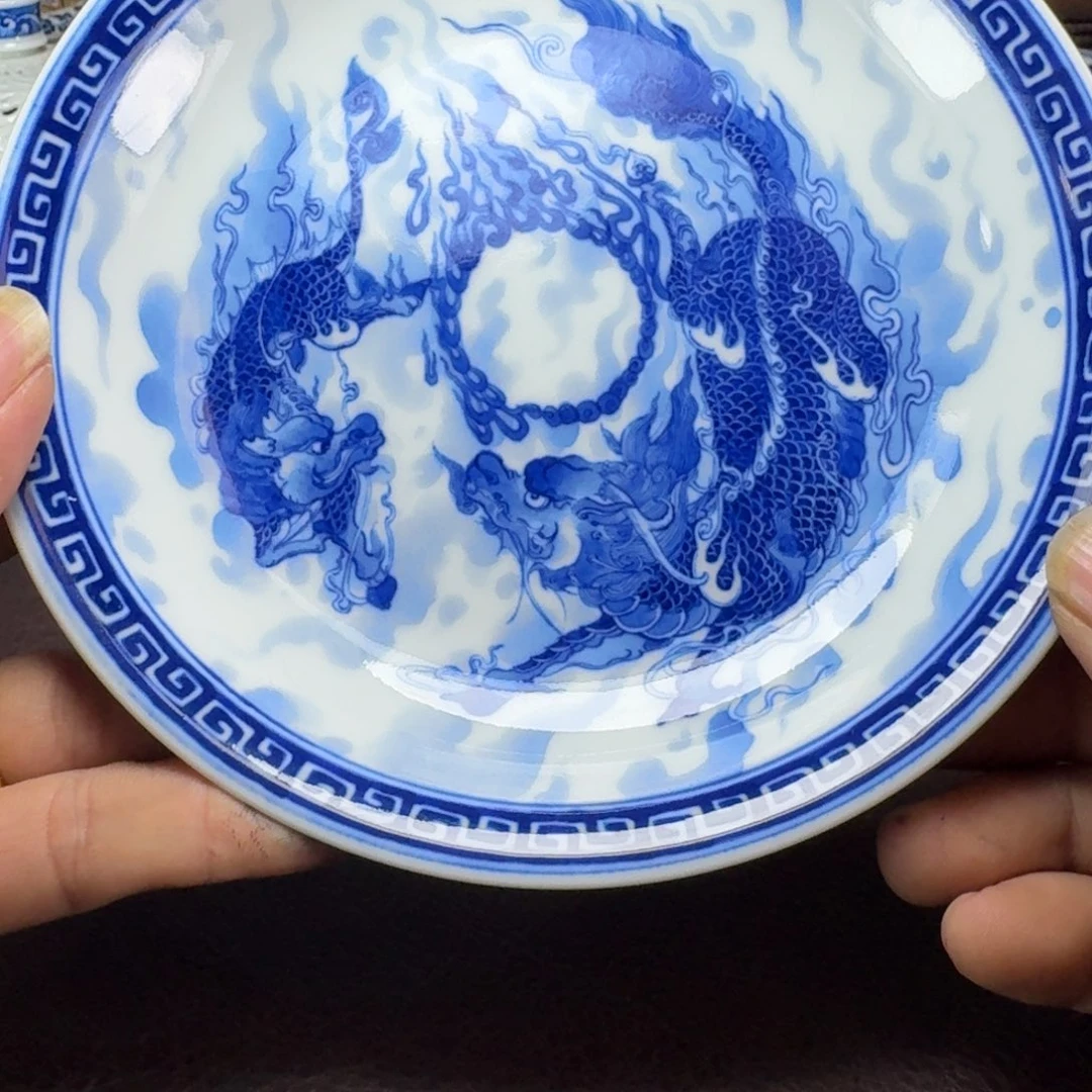M***e瓷片当代景德镇陶瓷手绘茶具