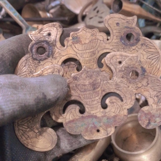 春****闪电购铜摆件工艺品