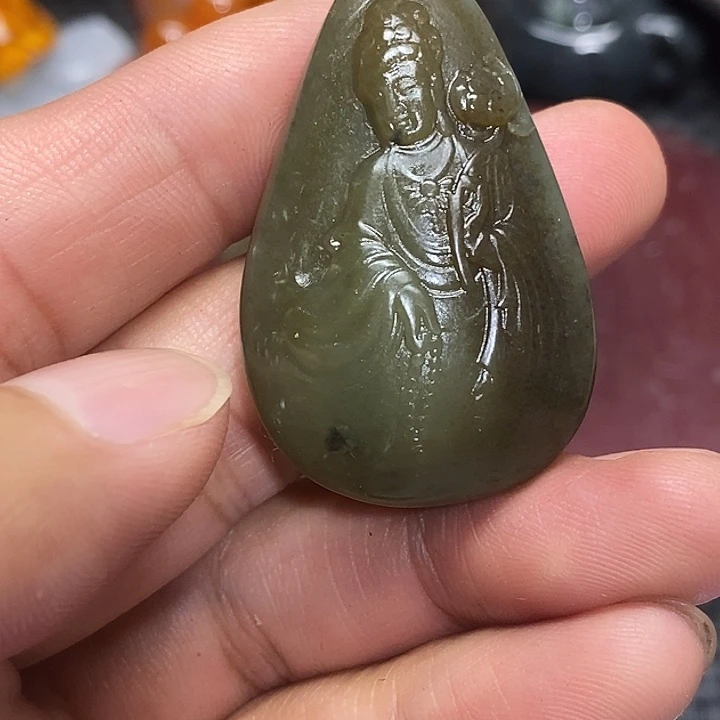 滴血莲花菩提吊坠