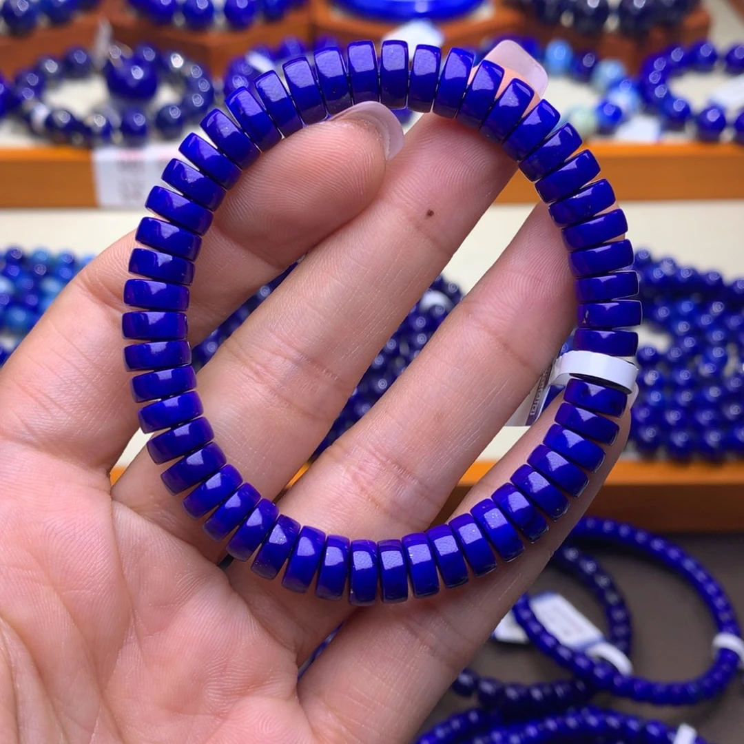 青金石未镶嵌手串8mm