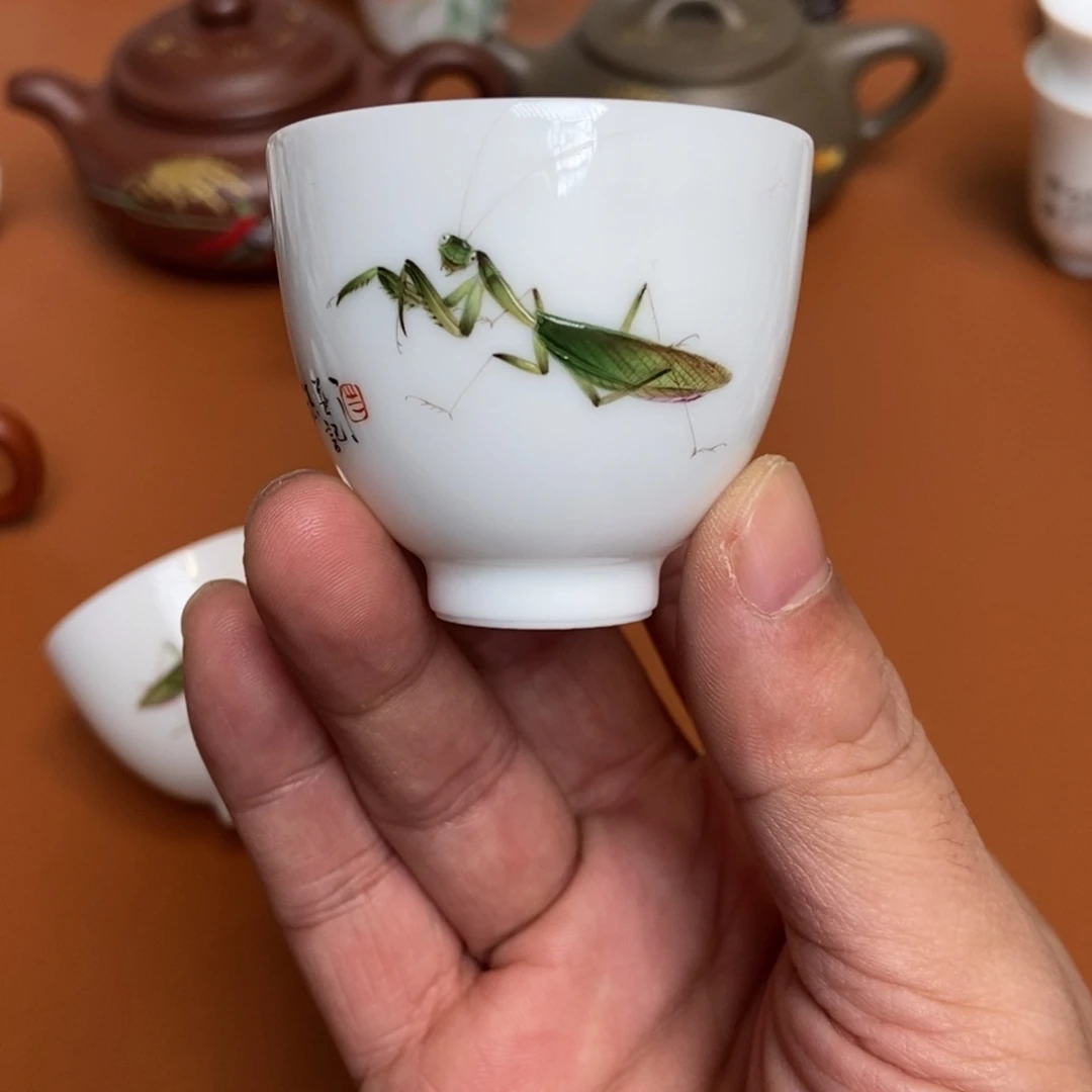 颜***伟手工珐琅彩主人杯