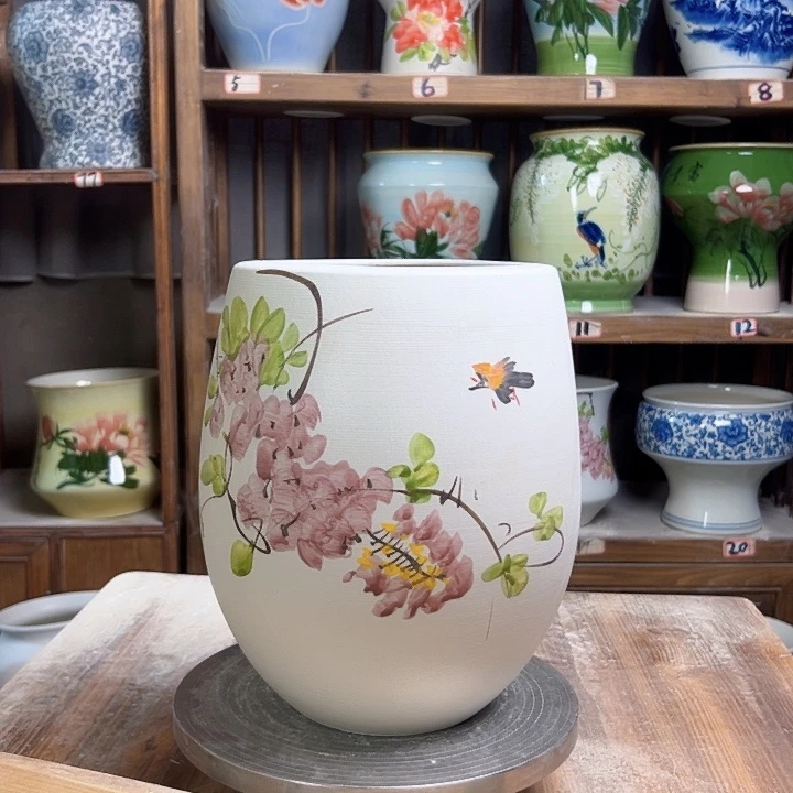 陶瓷但盆枝藤新款新款陶瓷陶瓷陶瓷