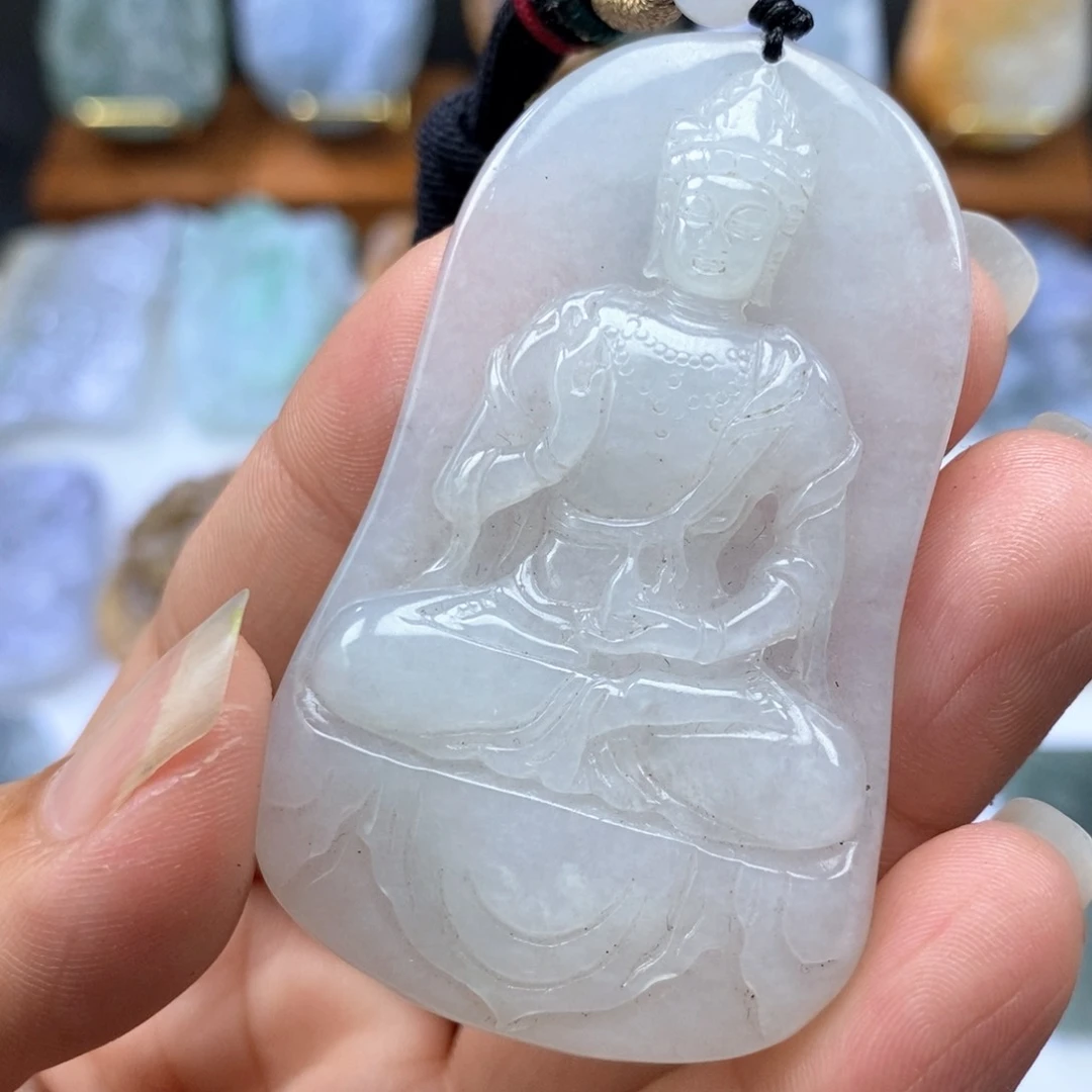 定制翡翠未镶嵌观音