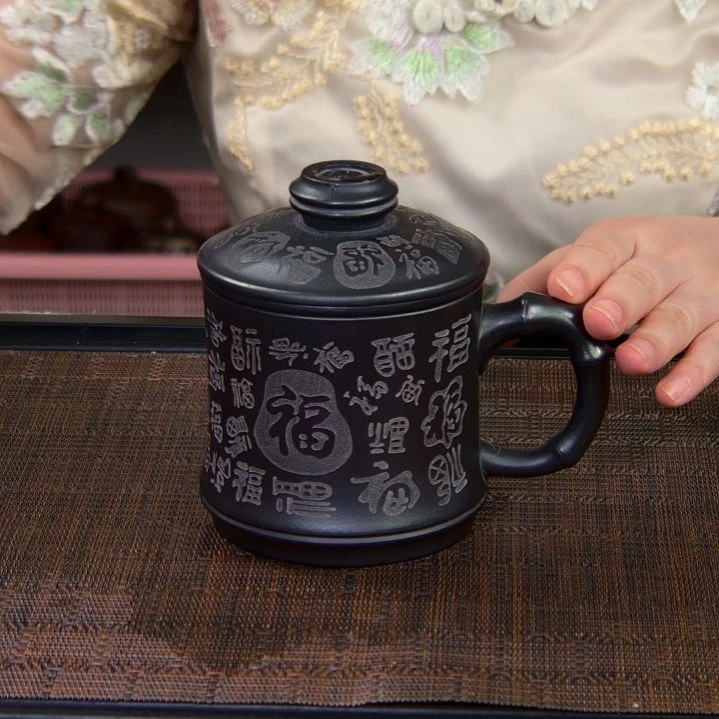 茶杯紫砂高货放漏