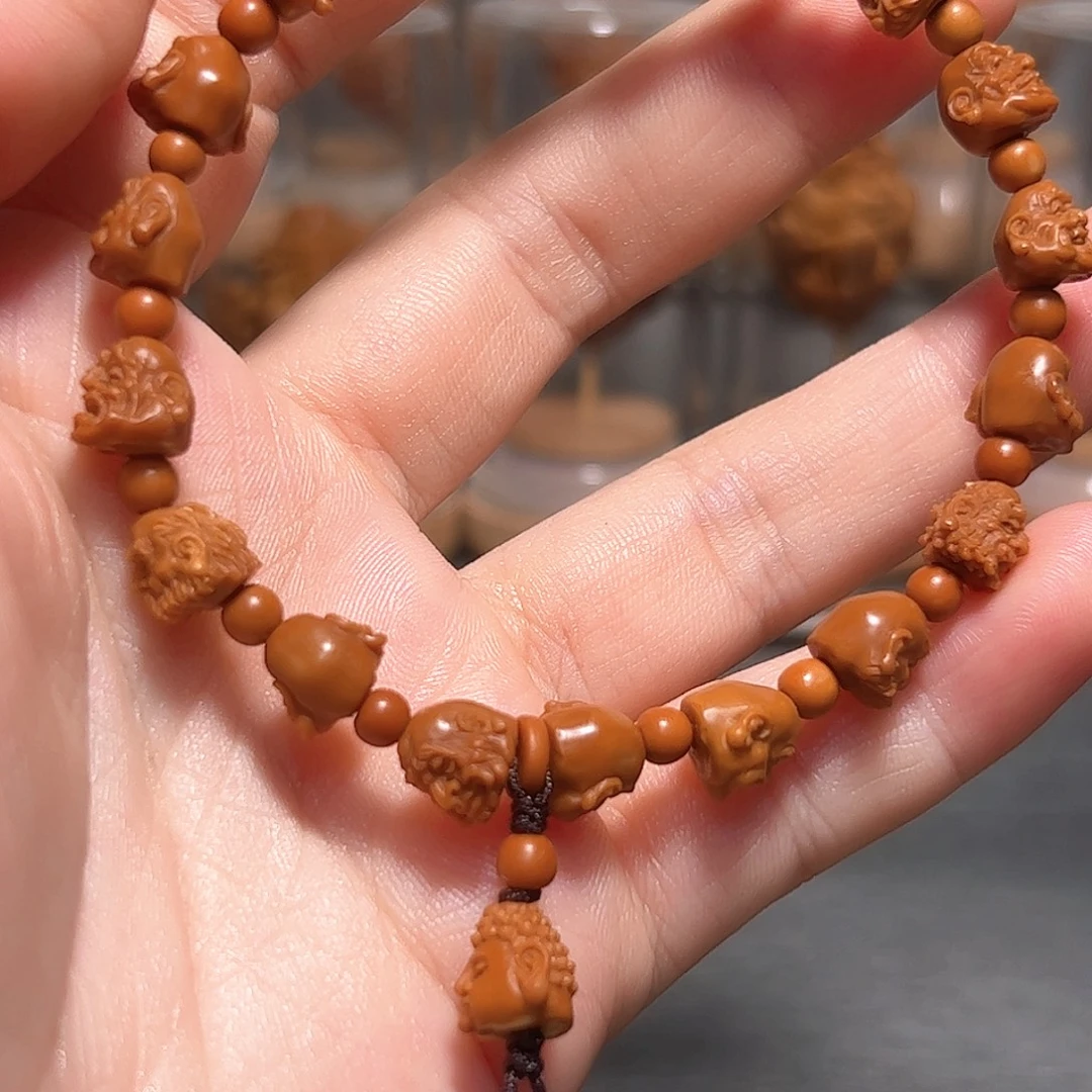 竹***青手串/手链橄榄核橄榄核