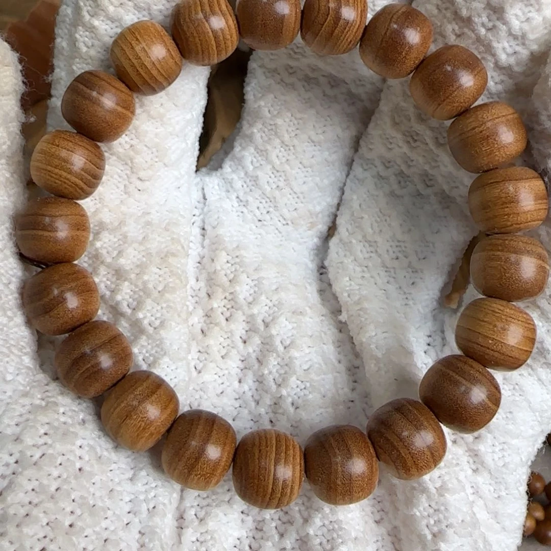 檀香木手串/手链用****29.10四剖单圈