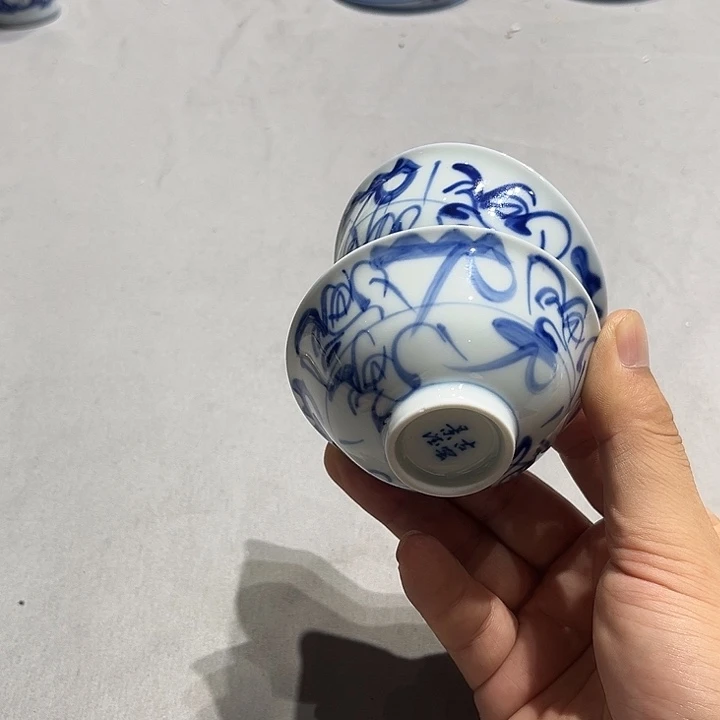 景德镇陶瓷茶8厘米