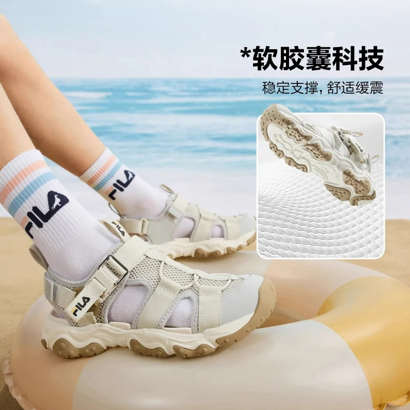 【斐乐儿童凉鞋】夏季新款男童溯溪女童透气官方猫爪运动鞋童鞋韩系