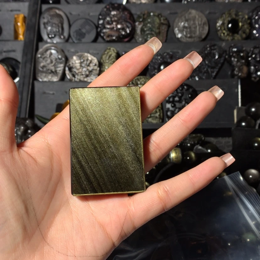 【闪购商品】黑曜岩颈饰未镶嵌灯***1