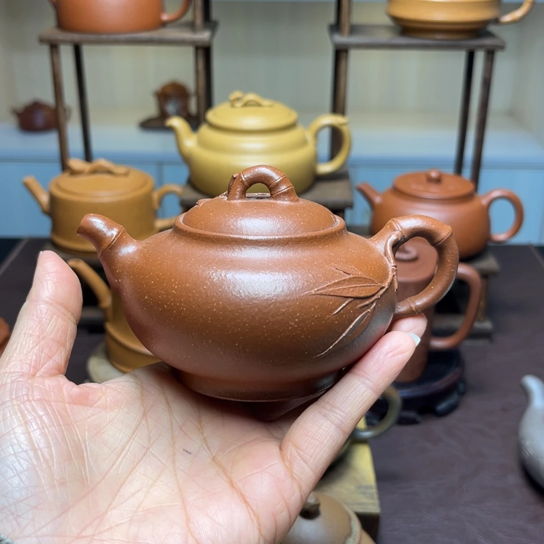 放****茶壶紫砂手工制作原矿紫砂