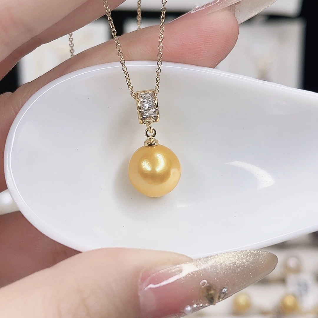 淡水珍珠吊坠(赠链)合金