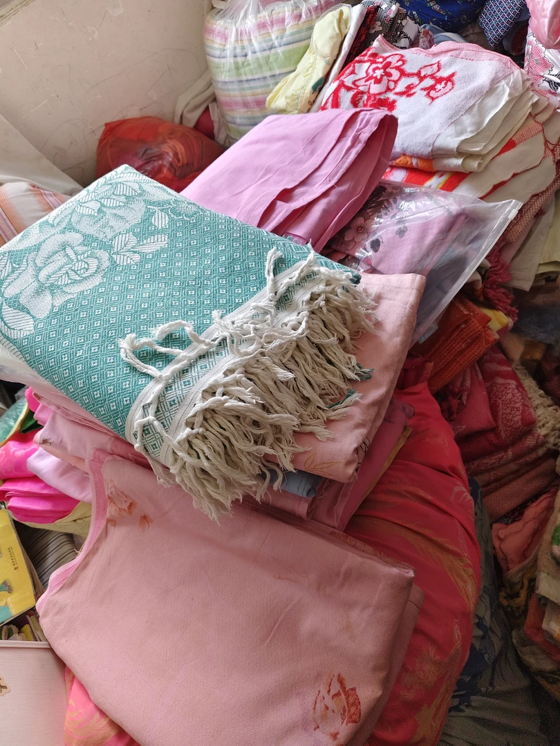 零头布料、枕巾花型随机可用于手工diy