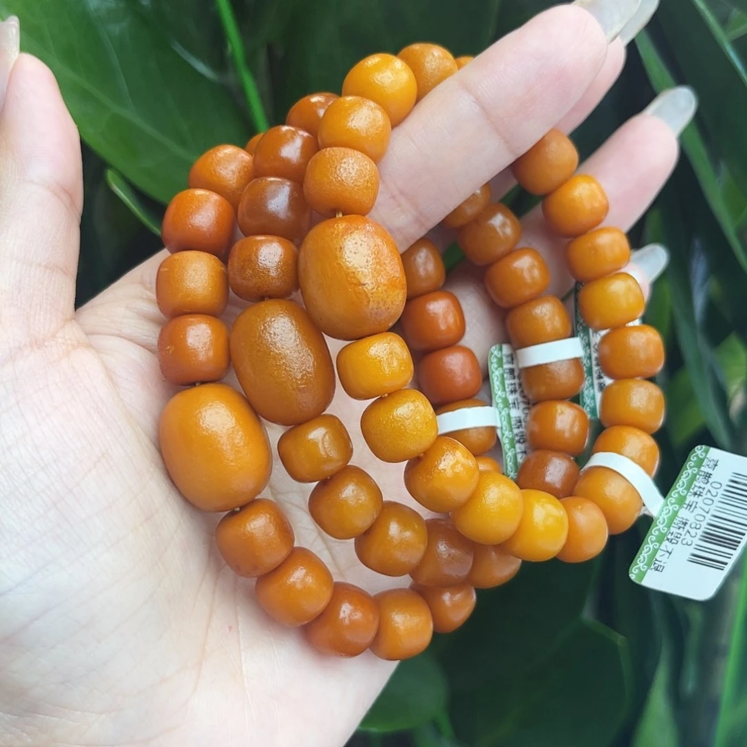 未镶嵌琥珀手链10 m多样性发其一