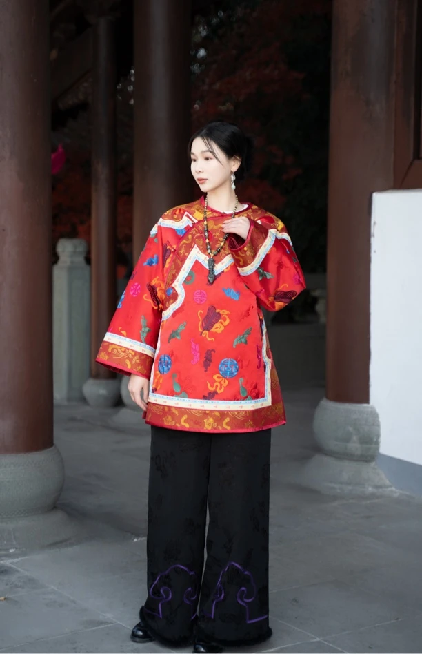 宋锦如意加厚棉服