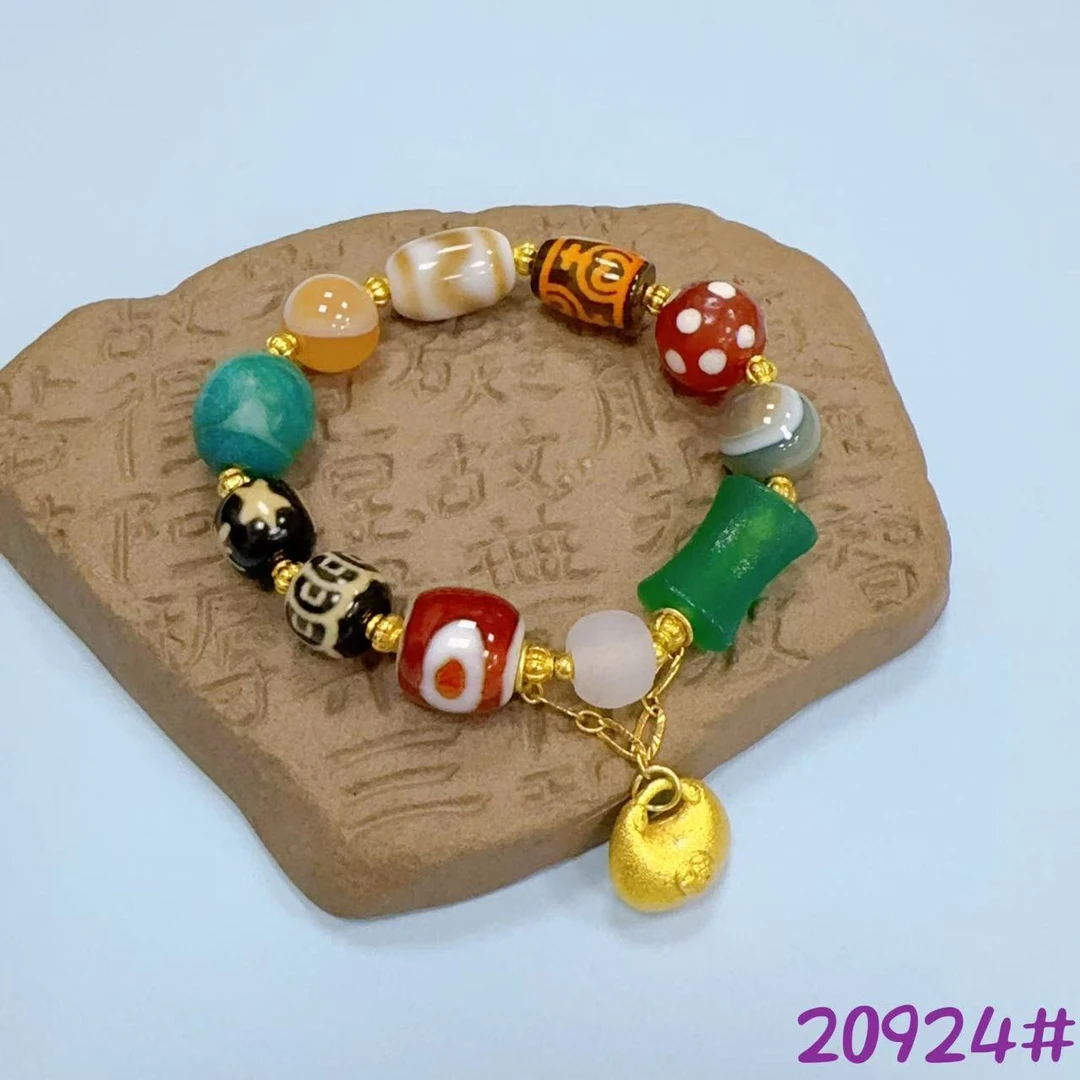 非金属珐琅手链 20924手链手串单圈百搭多样(发一)