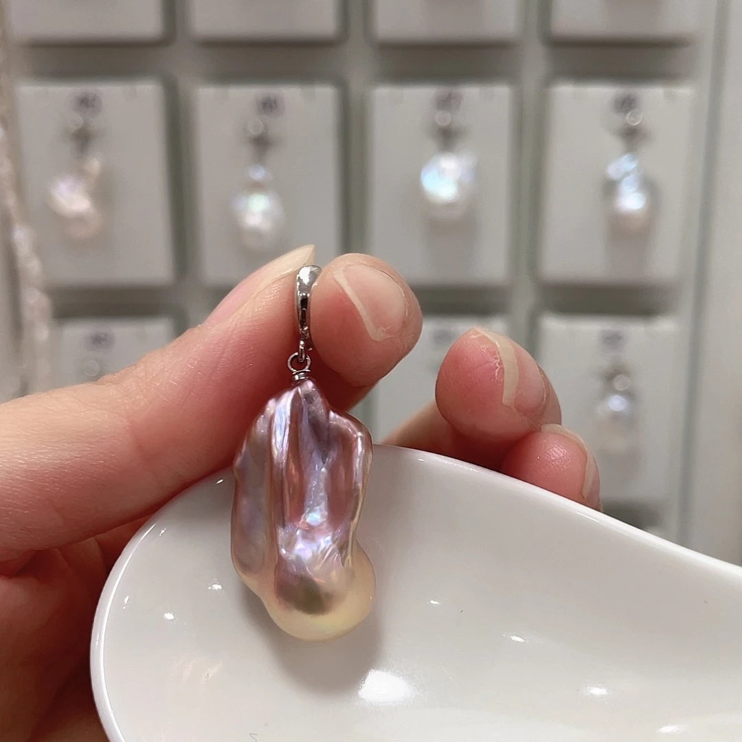 淡水珍珠未镶嵌耳坠