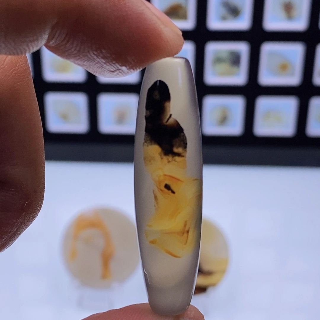 玛瑙/玉髓未镶嵌吊坠(不含链)415