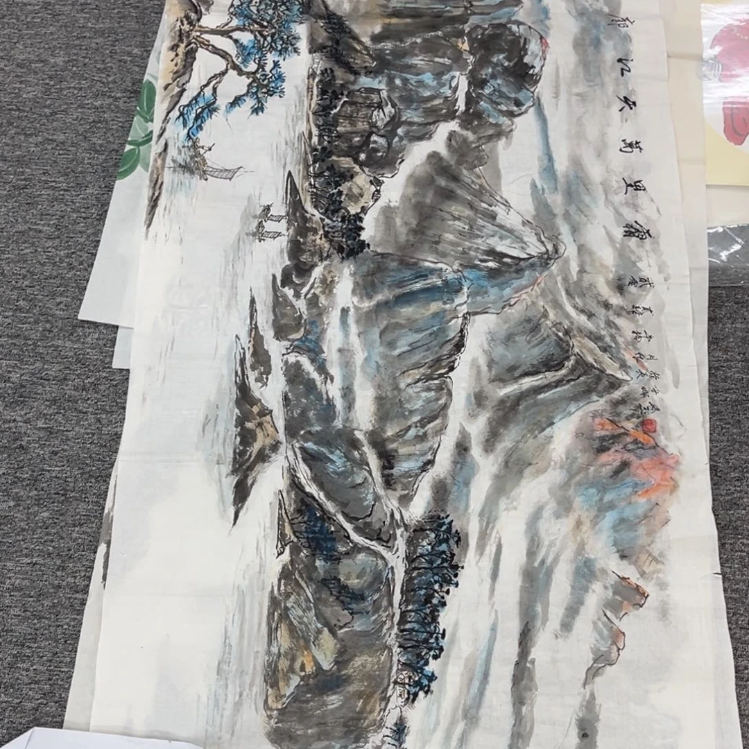 国画张林玉老师四尺微瑕介意慎拍