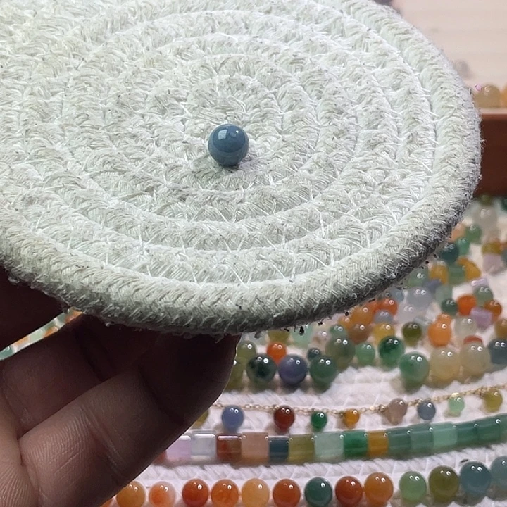 翡翠散珠未镶嵌定制翡翠卡8.1