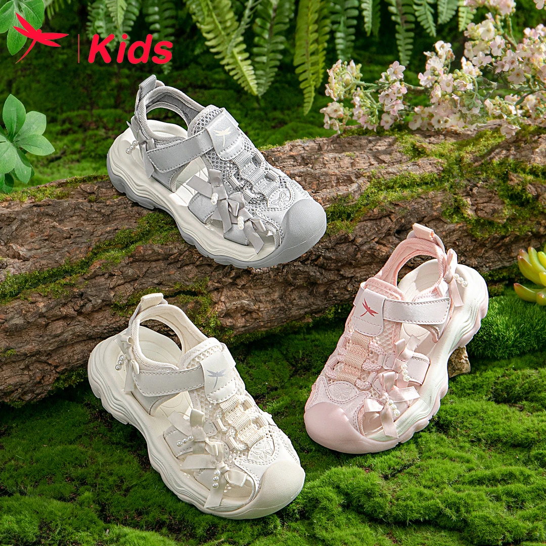 红蜻蜓女童鞋儿童溯溪运动凉鞋夏季夏款2025新款公主女孩宝宝大童