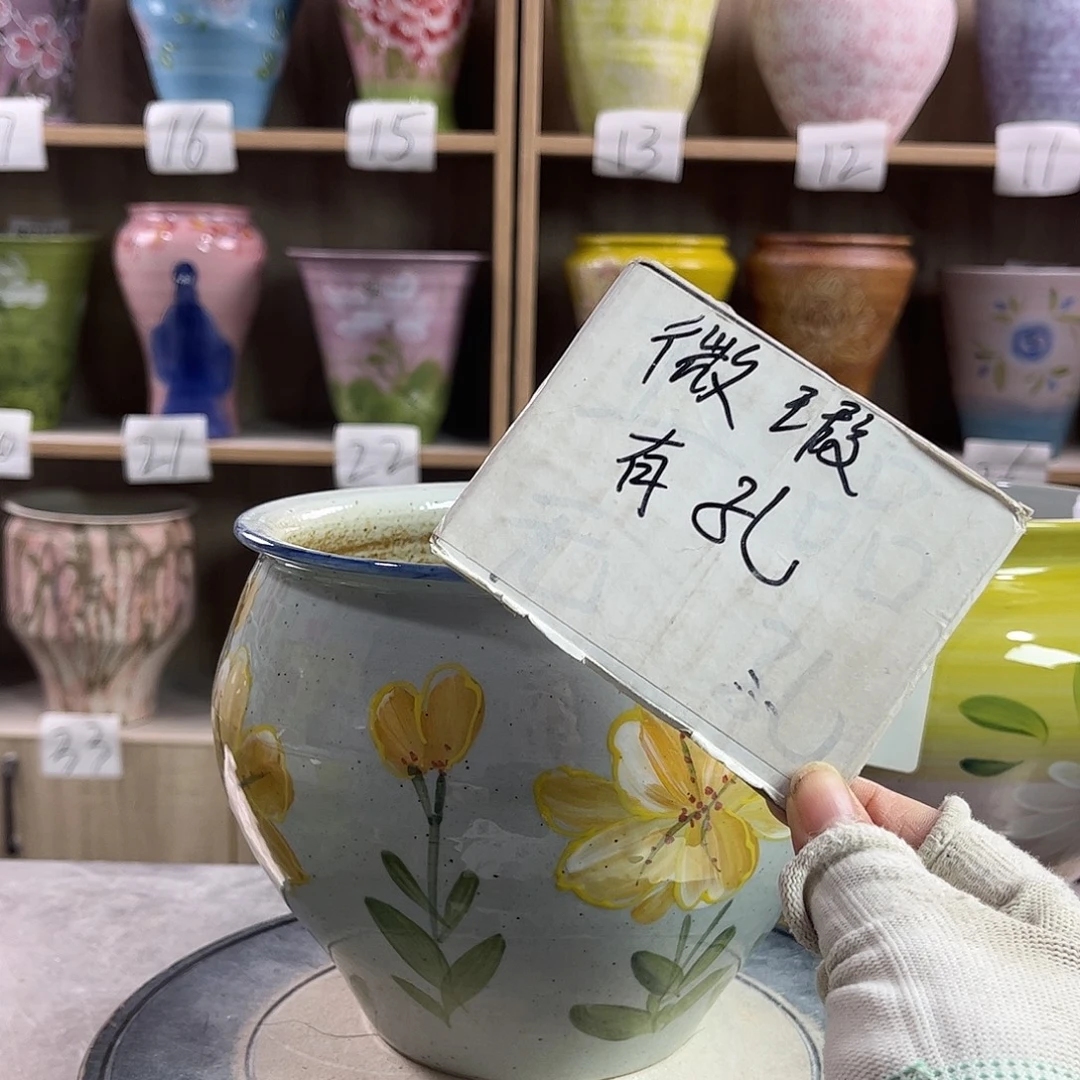 景德镇陶瓷花盆花盆