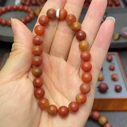 南红玛瑙手串8mm多样性发未镶嵌