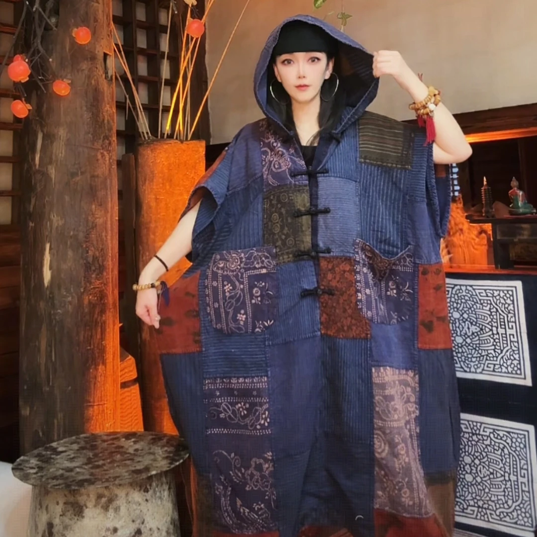 東森家设计师新款宽松老布连体裤