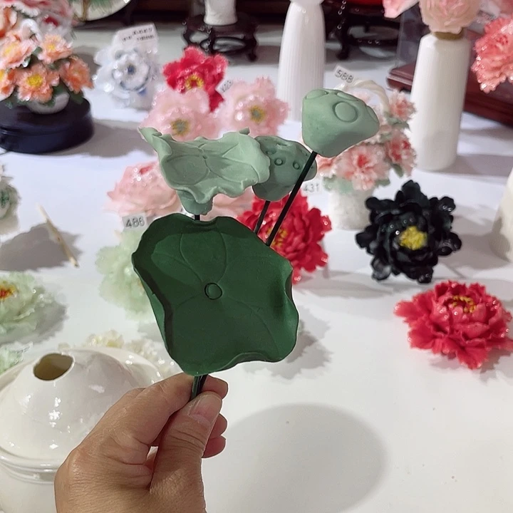 瓷片德化工厂陶瓷手工捏花
