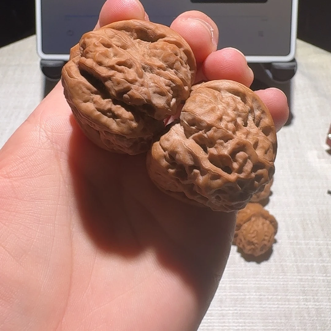 拒***话文玩核桃吊坠41 蛤蟆