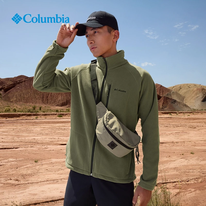 Columbia哥伦比亚户外男子舒适运动保暖柔软抓绒衣休闲外套AE3039