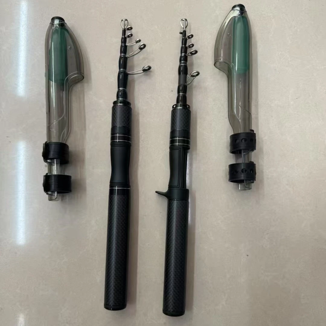 【钛合金竿稍】哈斯达蝴蝶同款碳纤维手握把ul便携式微物伸缩路亚竿