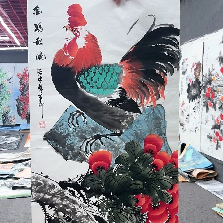 国画无毛或被短柔或近