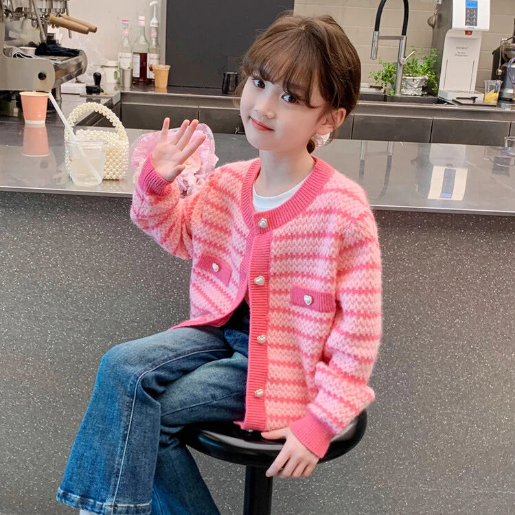 童韩版加绒春秋毛衣秋冬季新款宝宝洋气teddyking毛毛外套童装